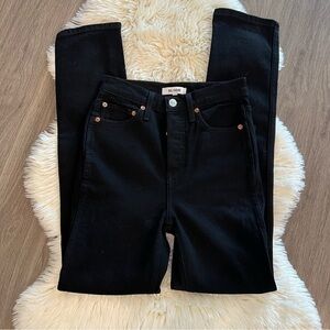 Re/Done Straight Leg Jeans
